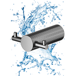 Cersanit haczyk podwójny gun metal