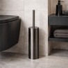 Cersanit szczotka do WC stojąca gun metal
