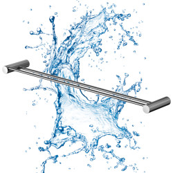 Cersanit Wieszak na ręcznik podwójny gun metal