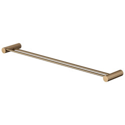 Cersanit Wieszak na ręcznik podwójny miedź szczotkowana