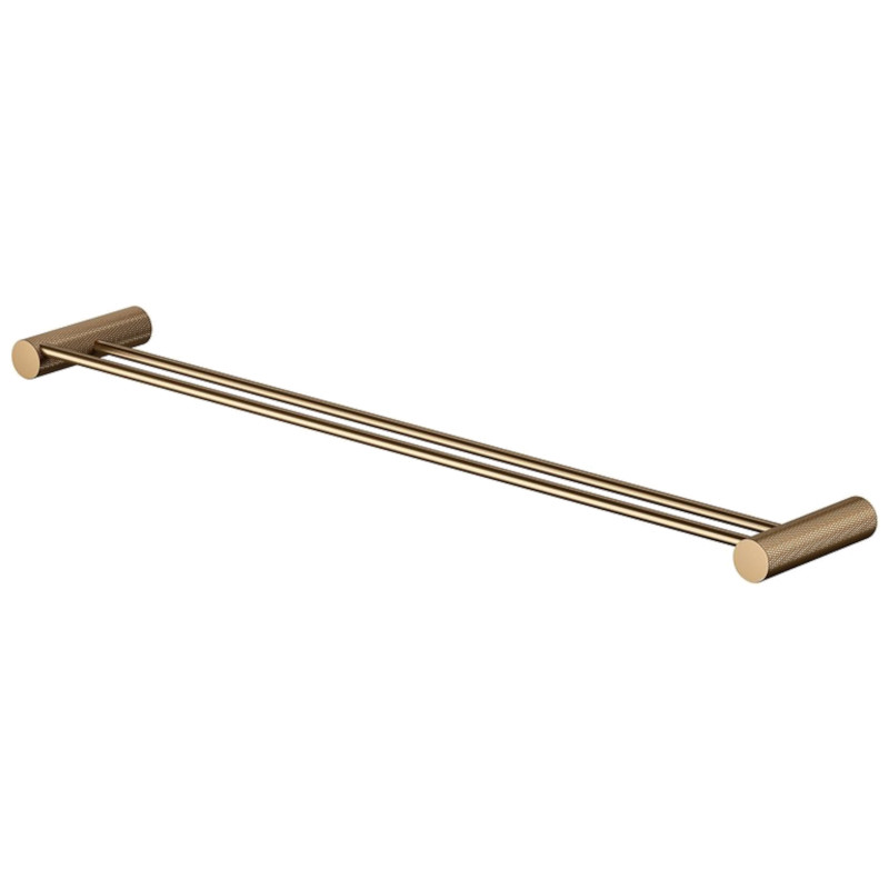 Cersanit Wieszak na ręcznik podwójny miedź szczotkowana