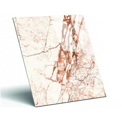 Płytka gresowa 60x60 Marmo Rosso miedziany gat I