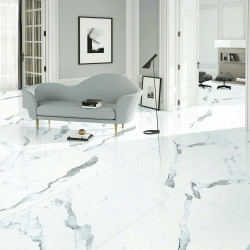 Płytka gresowa 60x120 Rock Statuario biały gat. I