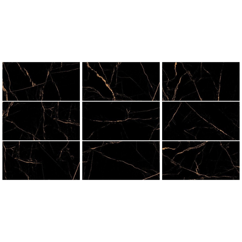 Płytka gresowa 60x120 Markinia Gold czarny gat. I