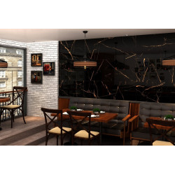 Płytka gresowa 60x120 Markinia Gold czarny gat. I