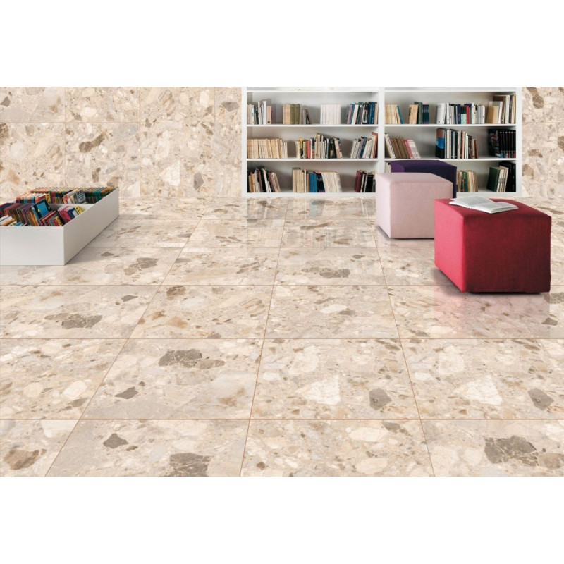 Płytka gresowa 60x120 Breccia Beige beżowy gat. I