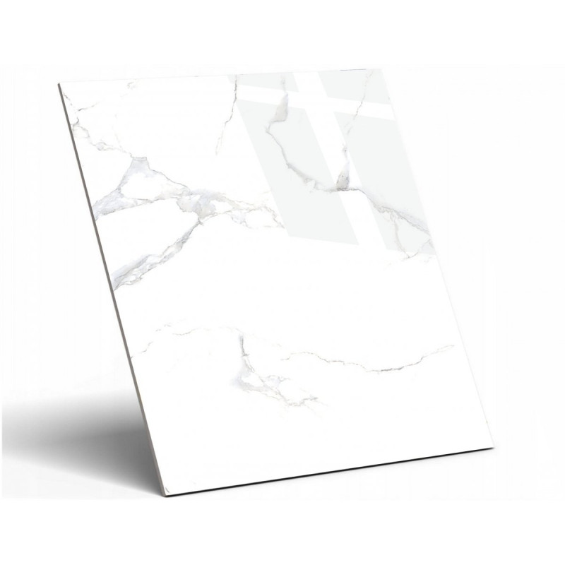 Płytka gresowa 60x60 White Marble Polished biały gat. I
