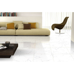 Płytka gresowa 60x60 White Marble Polished biały gat. I