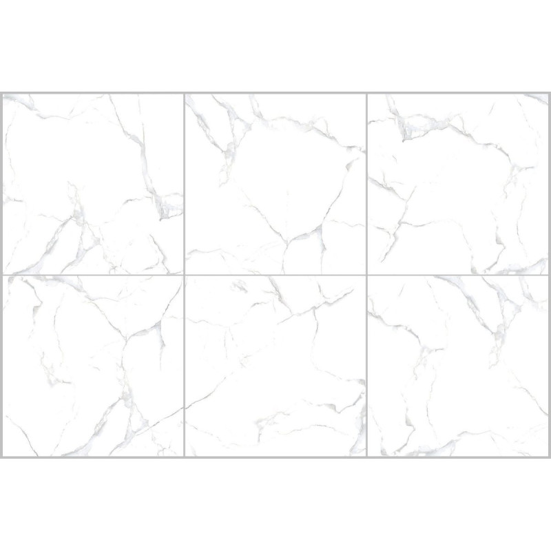 Płytka gresowa 60x60 White Marble Polished biały gat. I