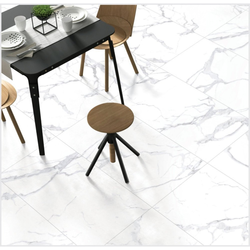 Płytka gresowa 60x120 Matterhorn Polished biały gat. I