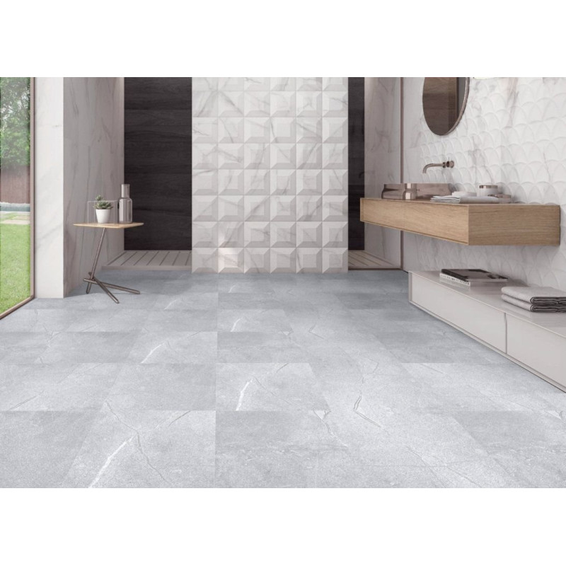 Płytka gresowa 60x60 Silver Rock szary gat. I