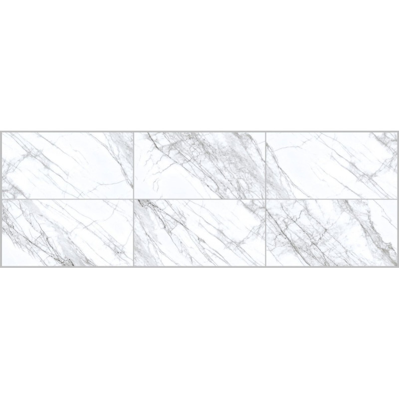 Płytka gresowa 60x120 cm Makalu Polished biały gat. I