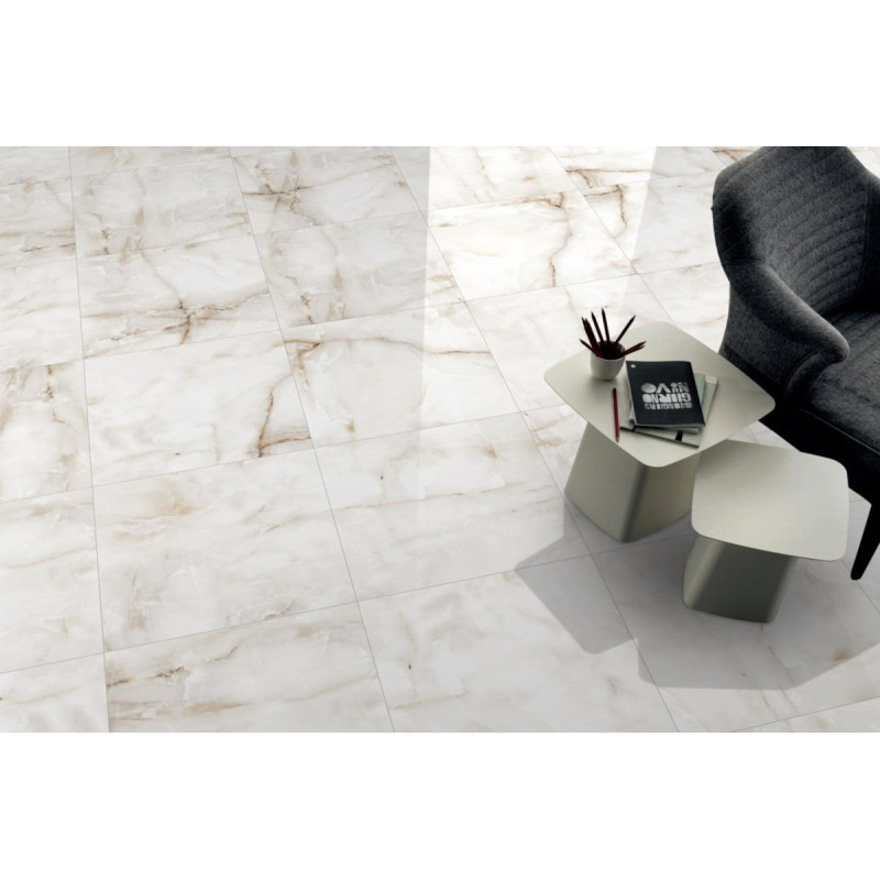 Płytka gresowa 60x60 Onyx Sand beżowy gat. I