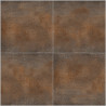 Płytka gresowa 60x60 Cemento Rust Lappato rdzawy gat. I