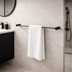 Cersanit Wieszak na ręcznik pojedynczy czarny