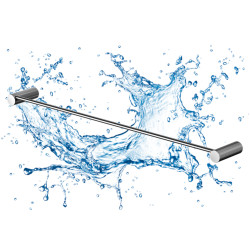 Cersanit Wieszak na ręcznik pojedynczy gun metal