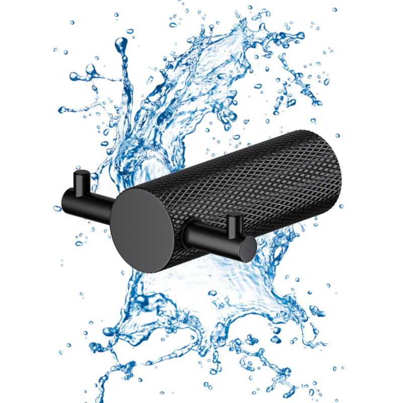 Cersanit haczyk podwójny czarny