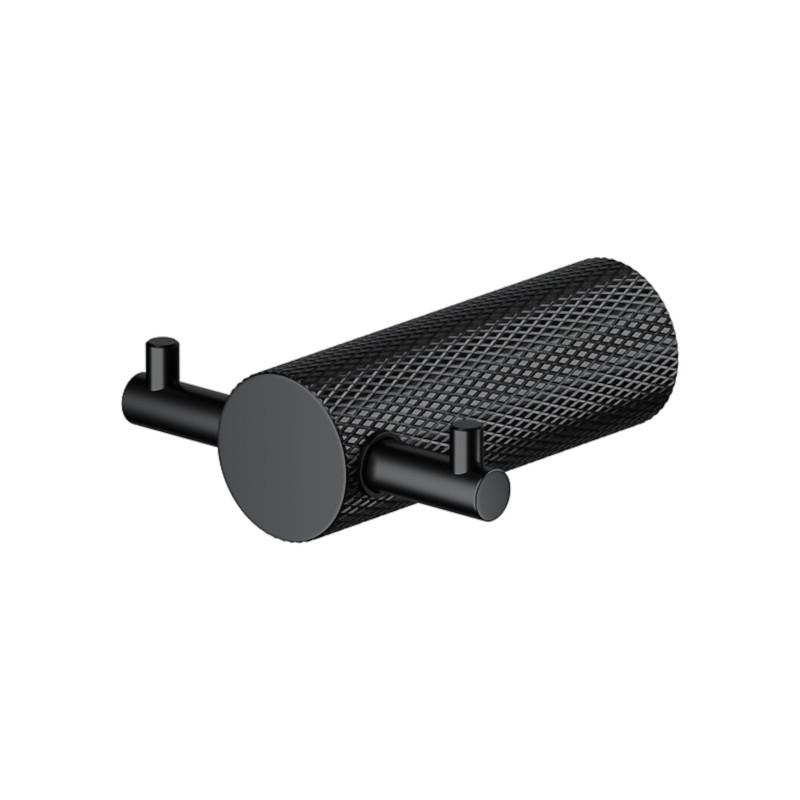 Cersanit haczyk podwójny czarny