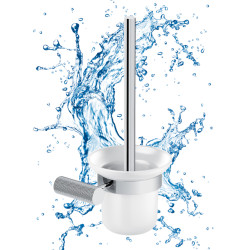 Cersanit Szczotka do WC ścienna chrom