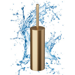 Cersanit szczotka do WC stojąca miedź szczotkowana