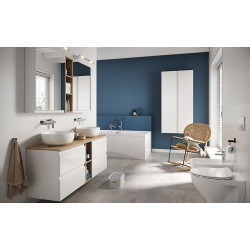 Elegancka umywalka ceramiczna Moduo 40 cm - stylowy akcent do każdej łazienki!