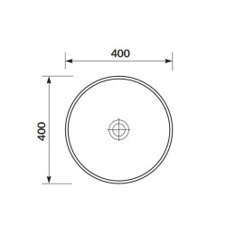 Elegancka umywalka ceramiczna Moduo 40 cm - stylowy akcent do każdej łazienki!