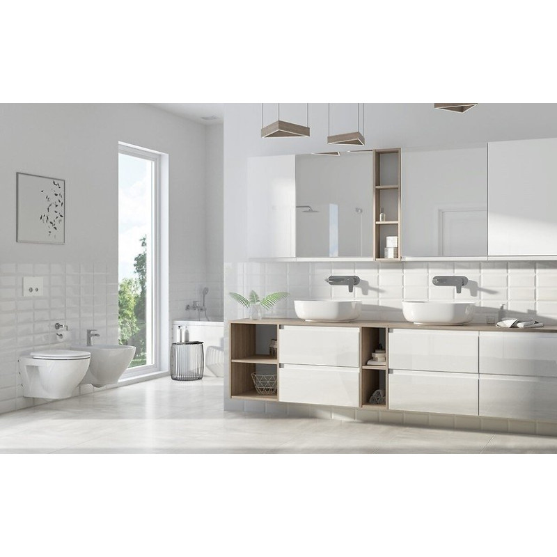 Stylowa umywalka nablatowa Moduo 50 – elegancja i funkcjonalność w Twojej łazience