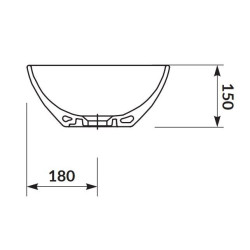Elegancka Umywalka Nablatowa Moduo 45 - Nietuzinkowy Styl i Wysoka Jakość
