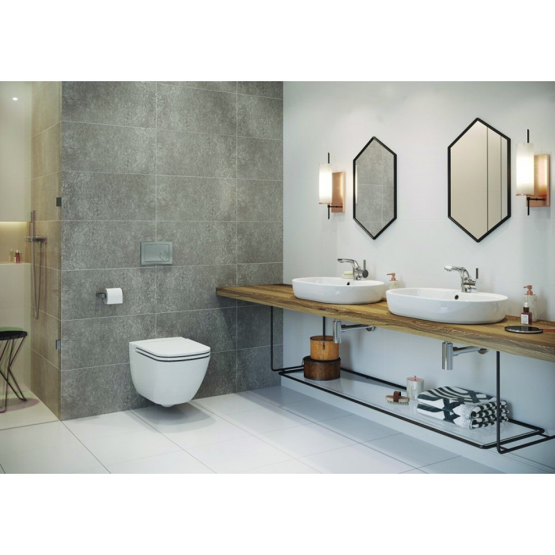 Elegancka Umywalka Ceramiczna Nablatowa Caspia Oval 60 cm - Styl i Funkcjonalność!