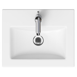 Elegancka Umywalka Ceramiczna Como 50 cm - Styl i Funkcjonalność dla Twojej Łazienki!