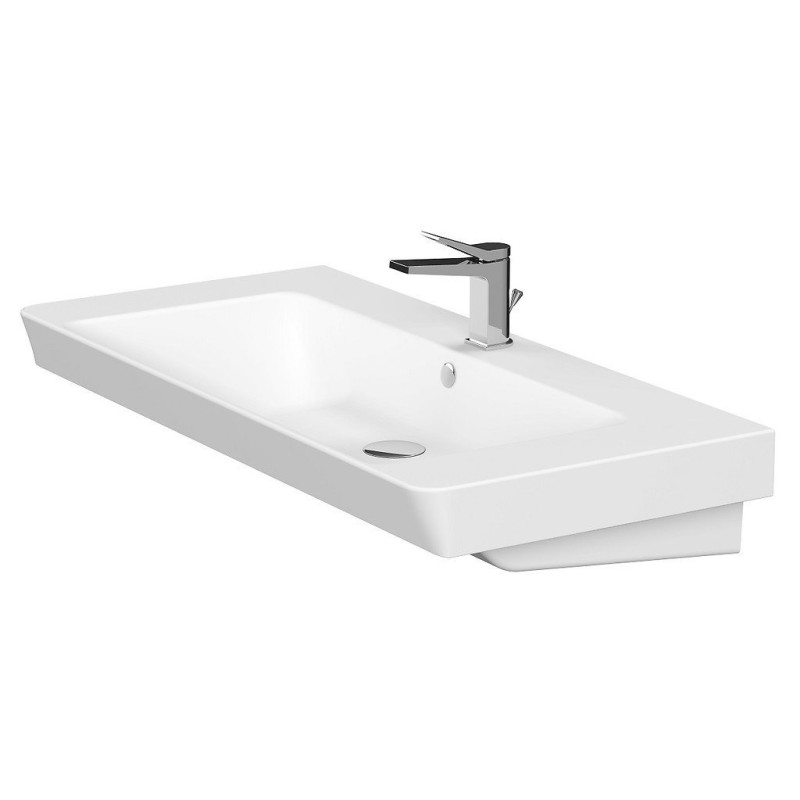 Elegancka umywalka ceramiczna Mille 100 cm – styl i funkcjonalność w Twojej łazience!