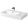 Ceramiczna umywalka Inverto 80 cm prawa - styl i funkcjonalność dla Twojej łazienki