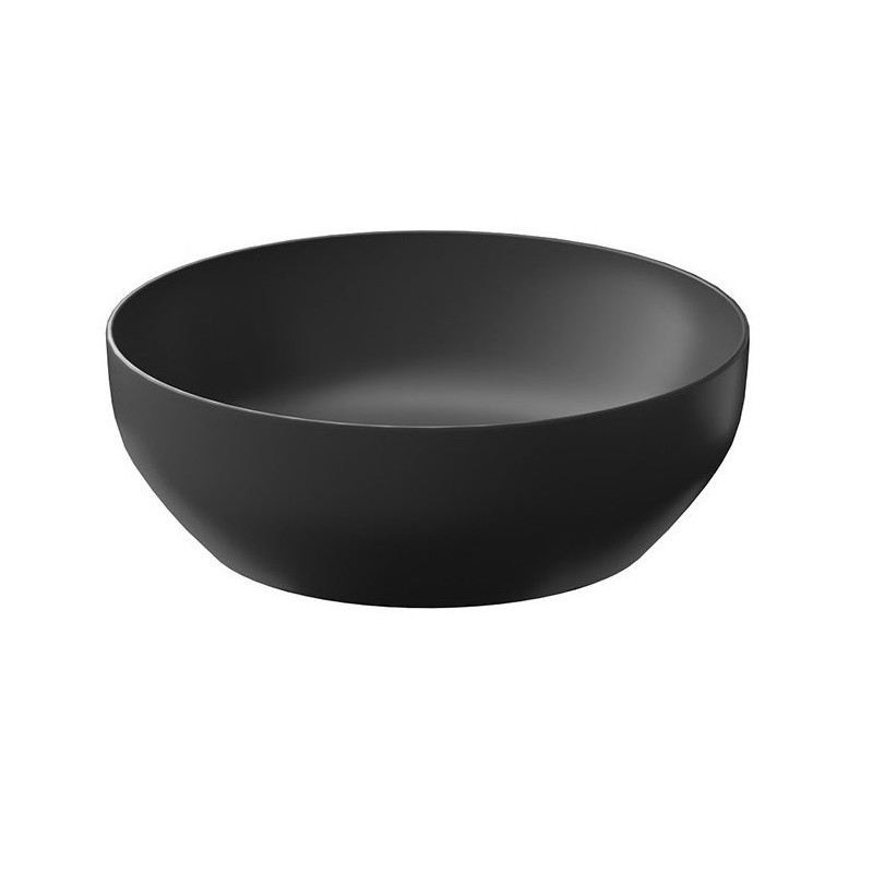 Stylowa Umywalka Nablatowa Larga 40cm Antracyt Mat - Nowoczesny Design