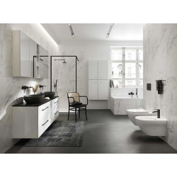 Stylowa Umywalka Nablatowa Larga 40cm Antracyt Mat - Nowoczesny Design