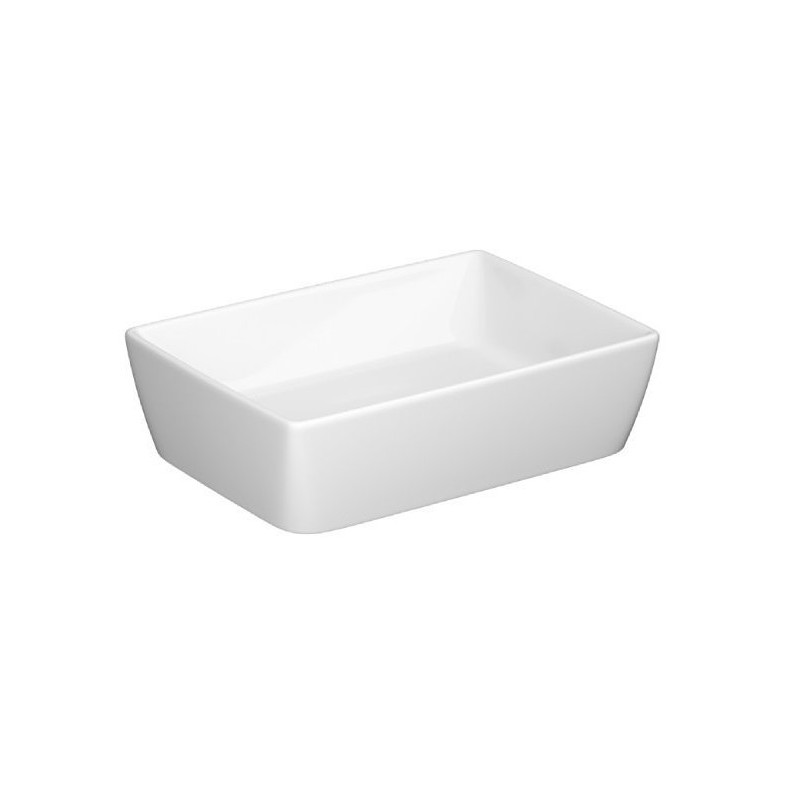 Stylowa umywalka nablatowa City - prostokątna 50x35 cm, elegancja i funkcjonalność w jednym!