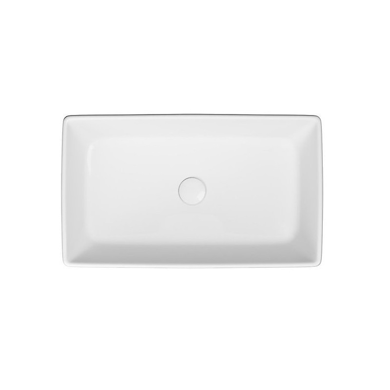 Nowoczesna umywalka nablatowa CERSANIT City 60x36 cm - elegancja w Twojej łazience!