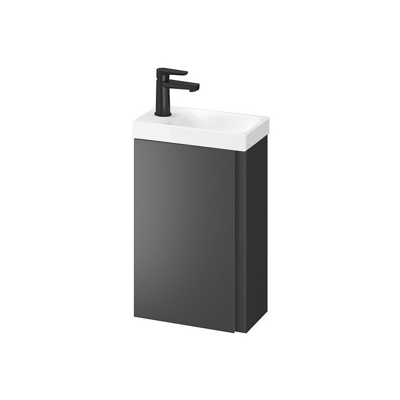 Szafka z Umywalką MODUO 40 Antracyt - Styl i Funkcjonalność w Twojej Łazience