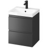 Moduo 50 Antracyt - Elegancka Szafka z Umywalką dla Twojej Łazienki