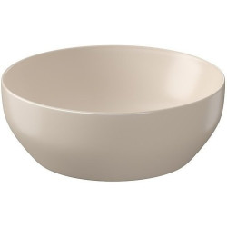 Elegancka Umywalka Nablatowa Larga 40 cm Beżowy Mat - Styl i Funkcjonalność!