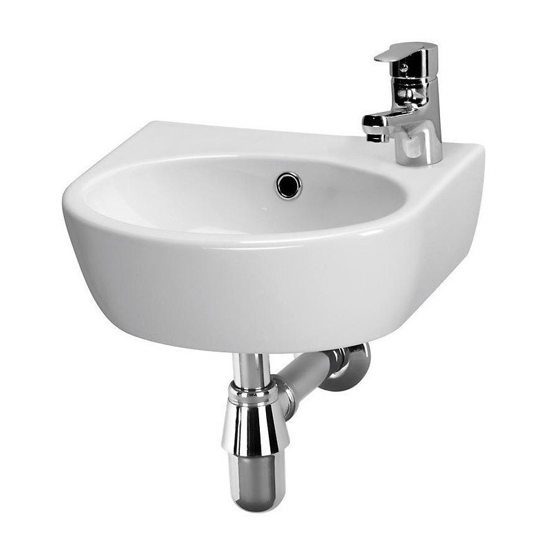 Ceramiczna Umywalka CERSANIT PARVA 40cm z Otworem Prawym - Nowoczesny Styl!