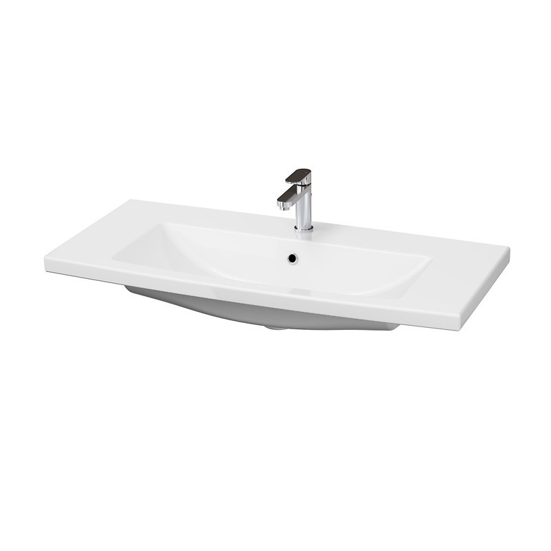 CERSANIT TIRSO - Elegancka szafka z umywalką 100 cm, Kaszmir Matowy, Design DSM - Nowość!