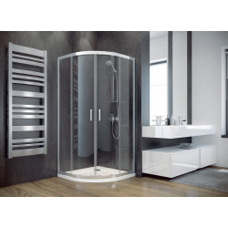 Kabina prysznicowa półokrągła Modern 185 80x80 cm transparentna