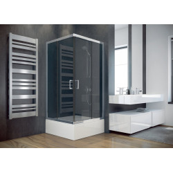 Kabina prysznicowa kwadratowa Modern 165 niska 90x90 cm transparentna