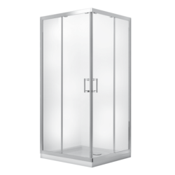 Kabina prysznicowa kwadratowa Modern 185 80x80 cm transparentna