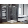 Kabina prysznicowa kwadratowa Modern 185 80x80 cm transparentna