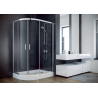 Kabina prysznicowa asymetryczna Modern 185 120x90 cm transparentna