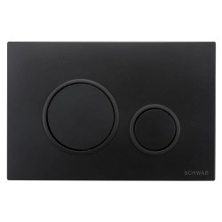 LIV/SCHWAB  przycisk spłukujący Vela czarny matowy
