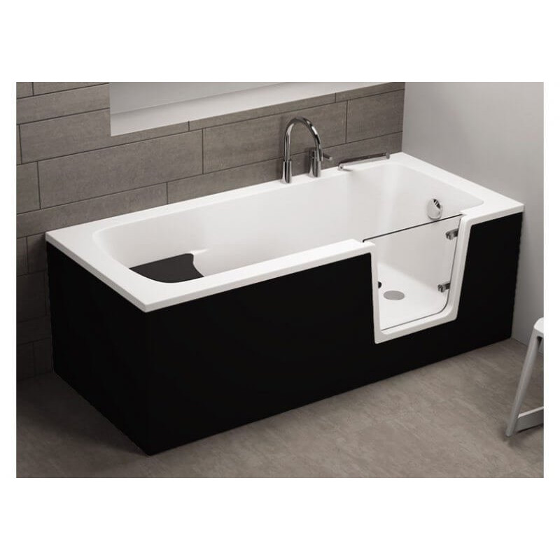 Wanna z drzwiami 150x75 cm dla seniorów i niepełnosprawnych - Polimat