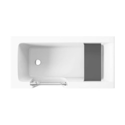 Polimat Wanna z Drzwiami Seniorów 180x80 cm Akryl Biała