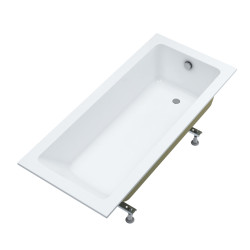 wanna akrylowa Stabilsound Plus® Fair 150x75x57 cm, prostokątna ze stelażem